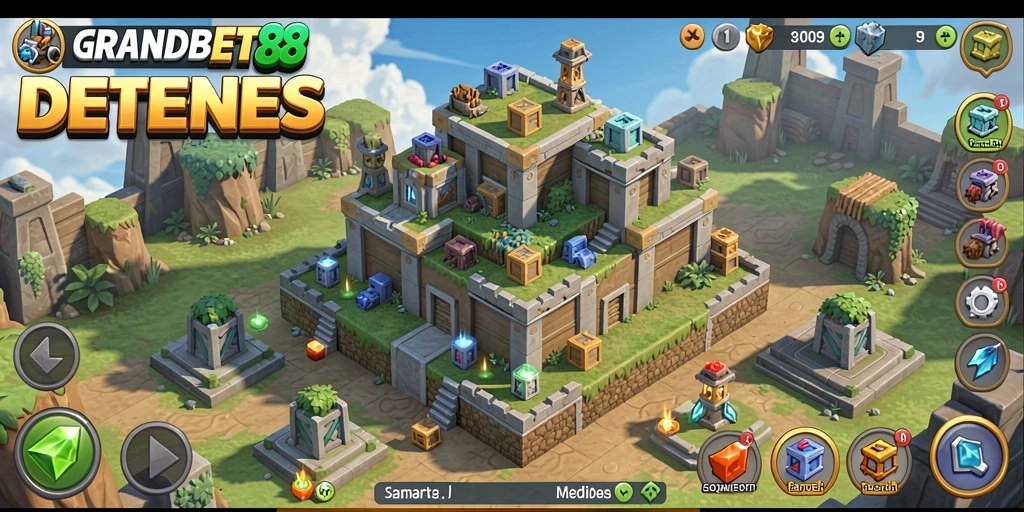 Gameplay seru tower defense dengan strategi menara kompleks.