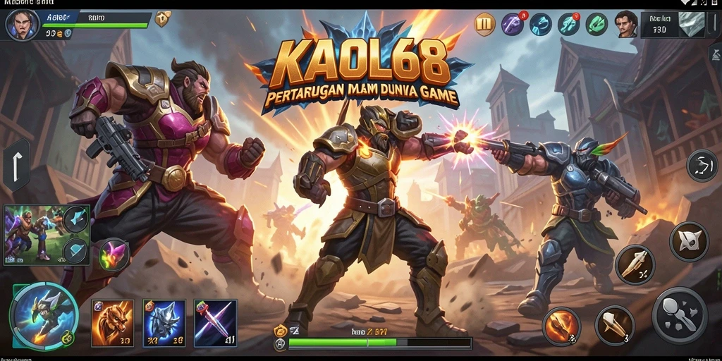 Tampilan gameplay seru dan menegangkan di KAOL68, perfect untuk penggemar Fighting.