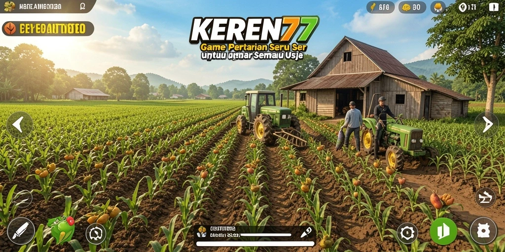 Tampilan gameplay KEREN77 yang seru dan interaktif.