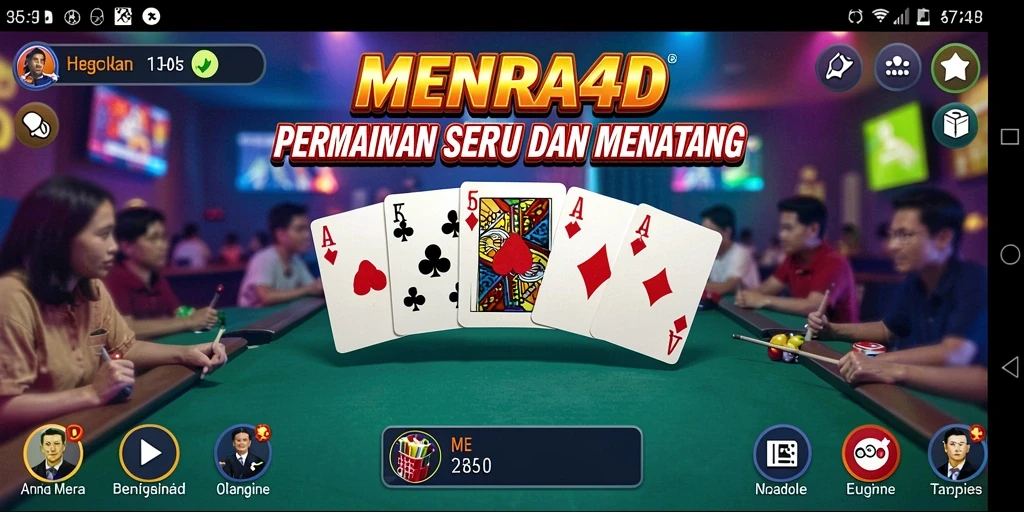 Tampilan gameplay MENARA4D yang mendebarkan dan interaktif.